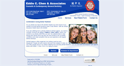 Desktop Screenshot of eddiechendental.com