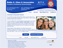 Tablet Screenshot of eddiechendental.com